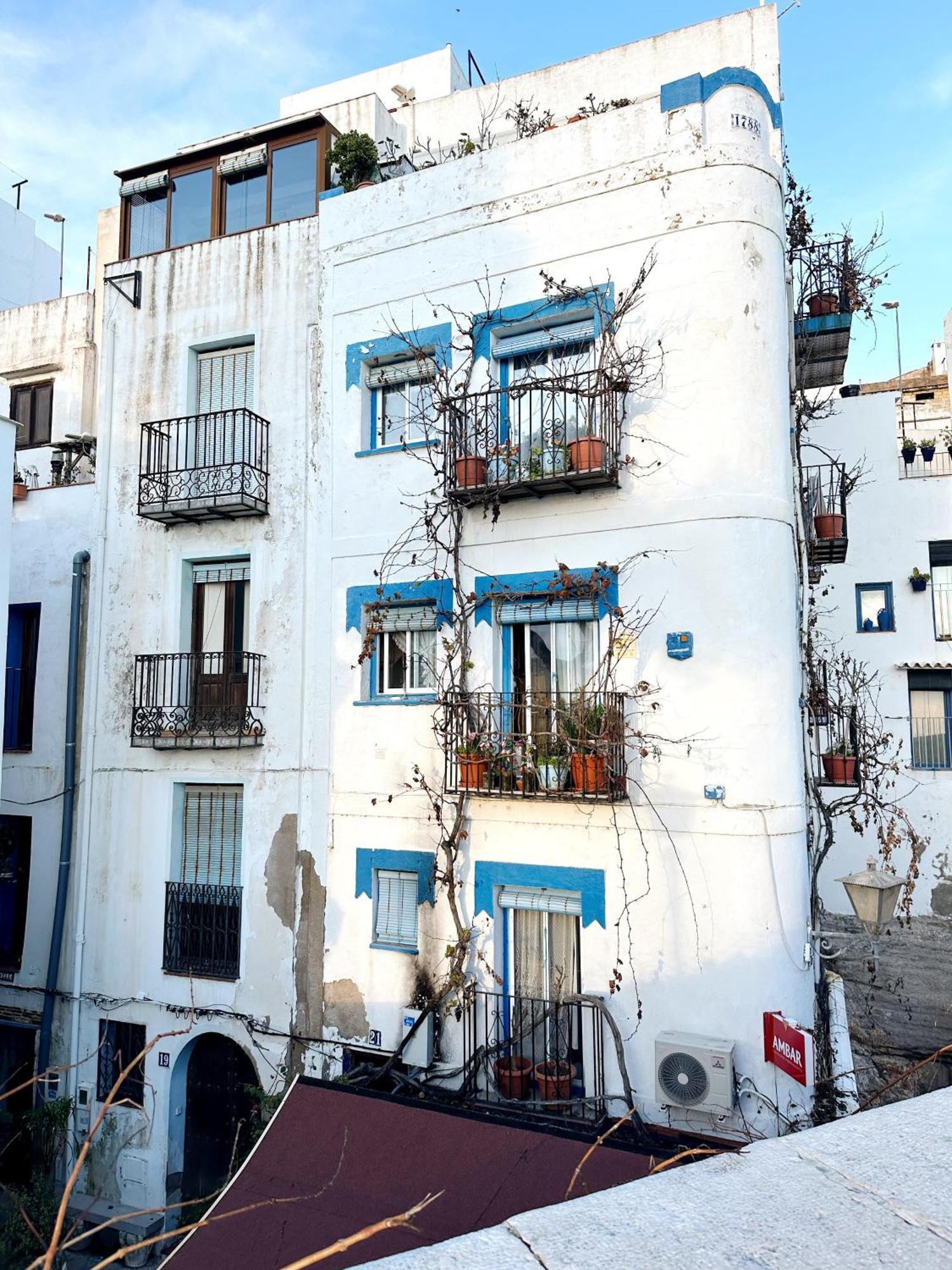 Casa Blava, Casco Antiguo De Peniscola Villa Bagian luar foto